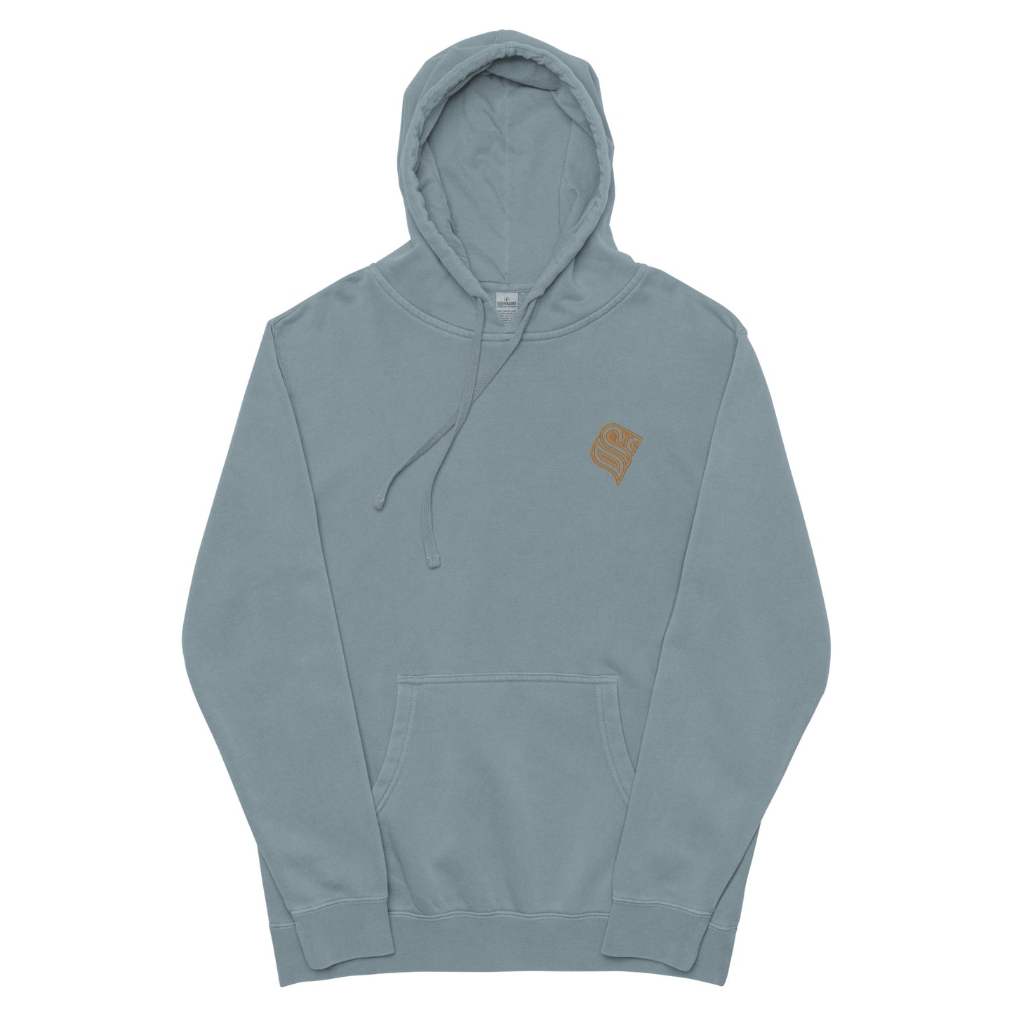 Embroidered logo hoodie