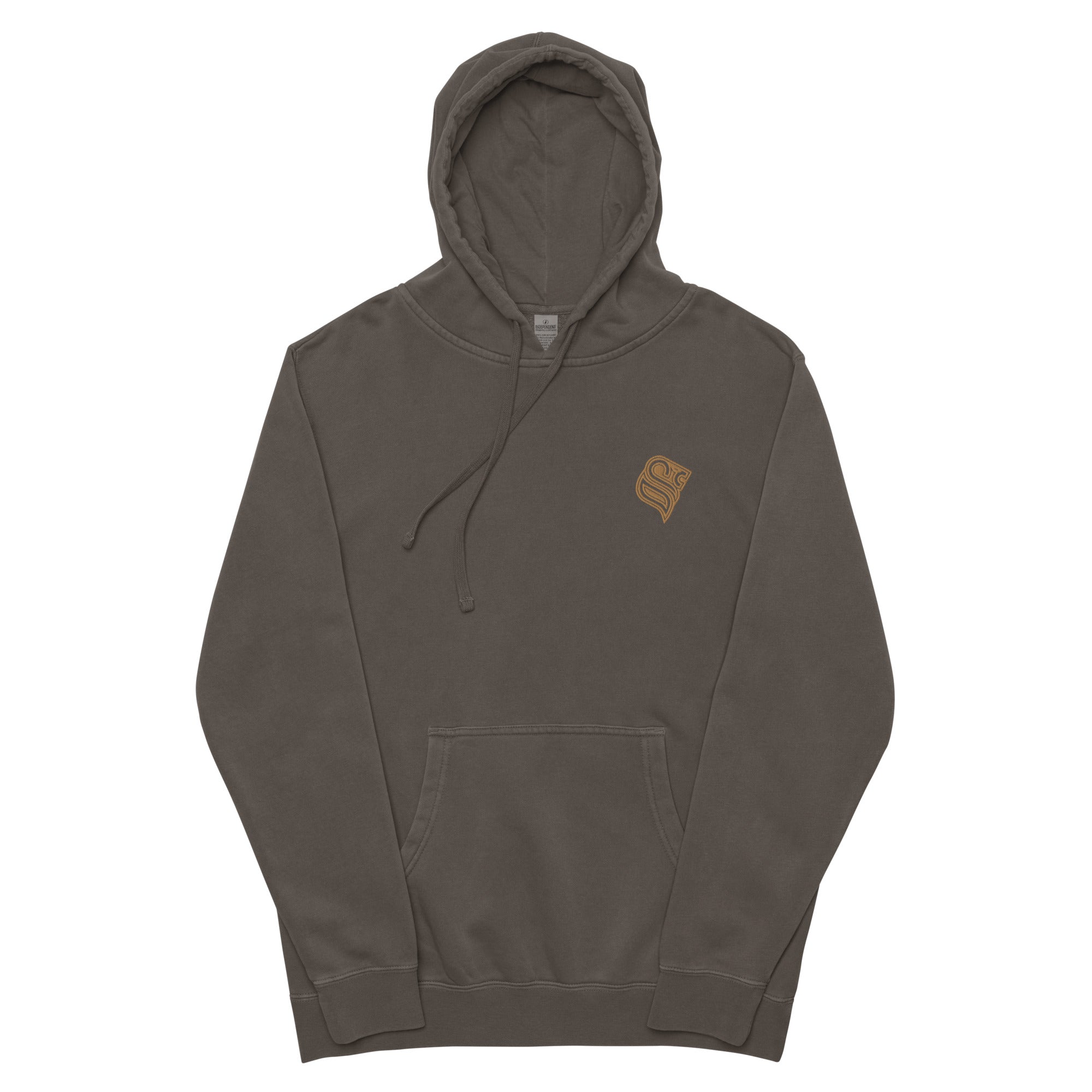 Embroidered logo hoodie